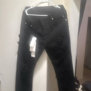 Rick Owens DRKSHDW Detroit cut jeans black size 36